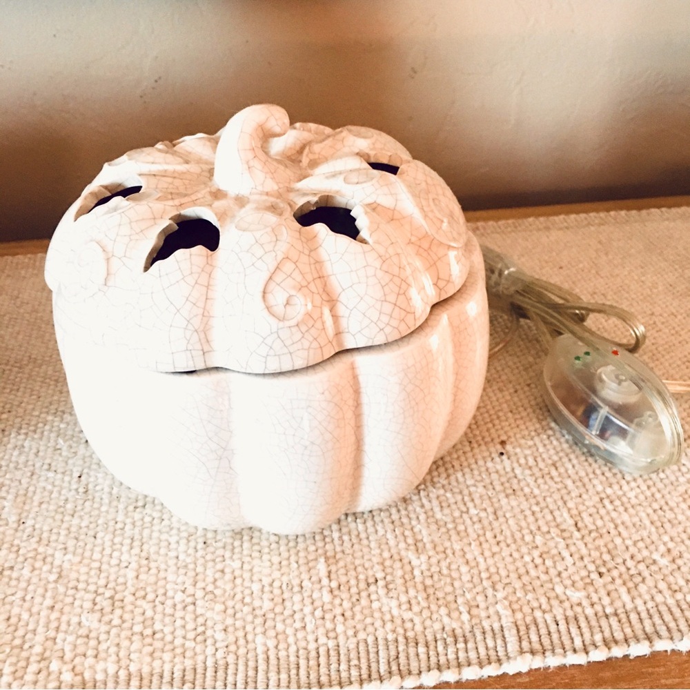 Pumpkin Halloween wax melt warmer holiday autumn Thanksgiving home decor